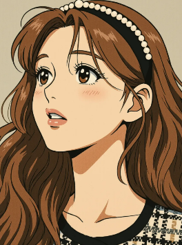 AI art portrait transformed into a six-illustration style